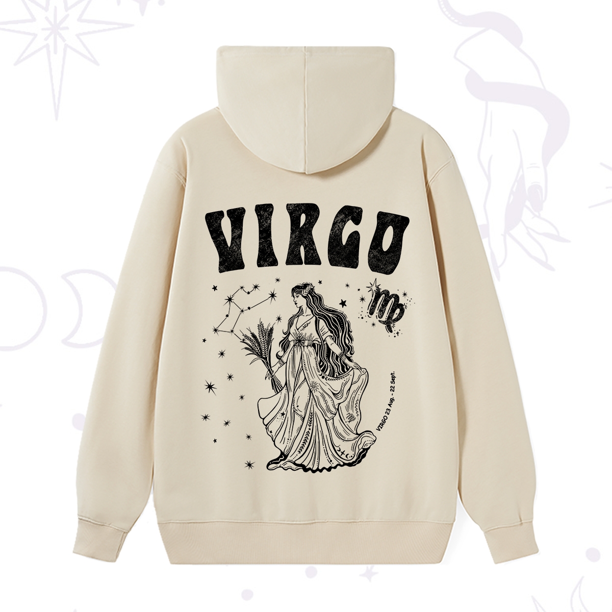 Purplehecate Virgo Starshine Zodiac Hoodie