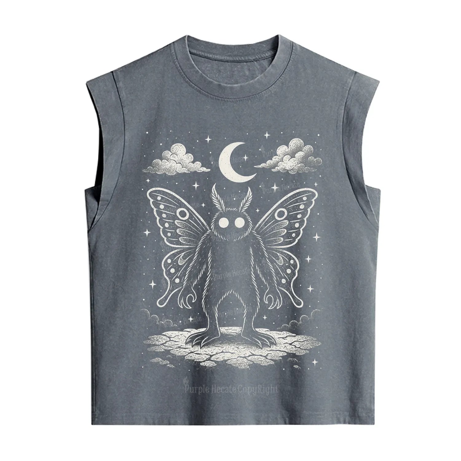 [Copy]Purplehecate Trash Raccoon Backyard Wildlife Vintage Washed Tank