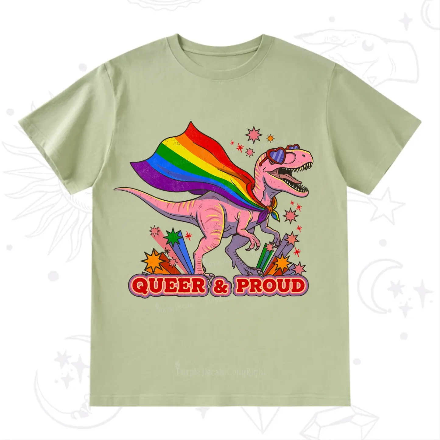 Purplehecate Queer and Proud T-Shirt
