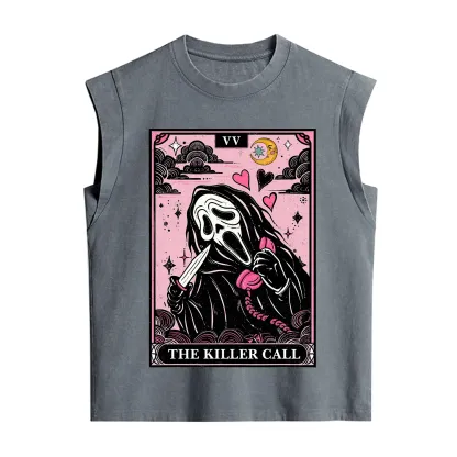 Purplehecate The Killer Call Tarot Vintage Washed Tank