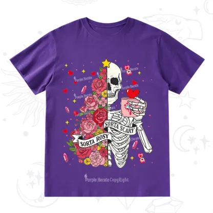 Purplehecate Sorta Rosy Sorta Scary Valentine T-Shirt
