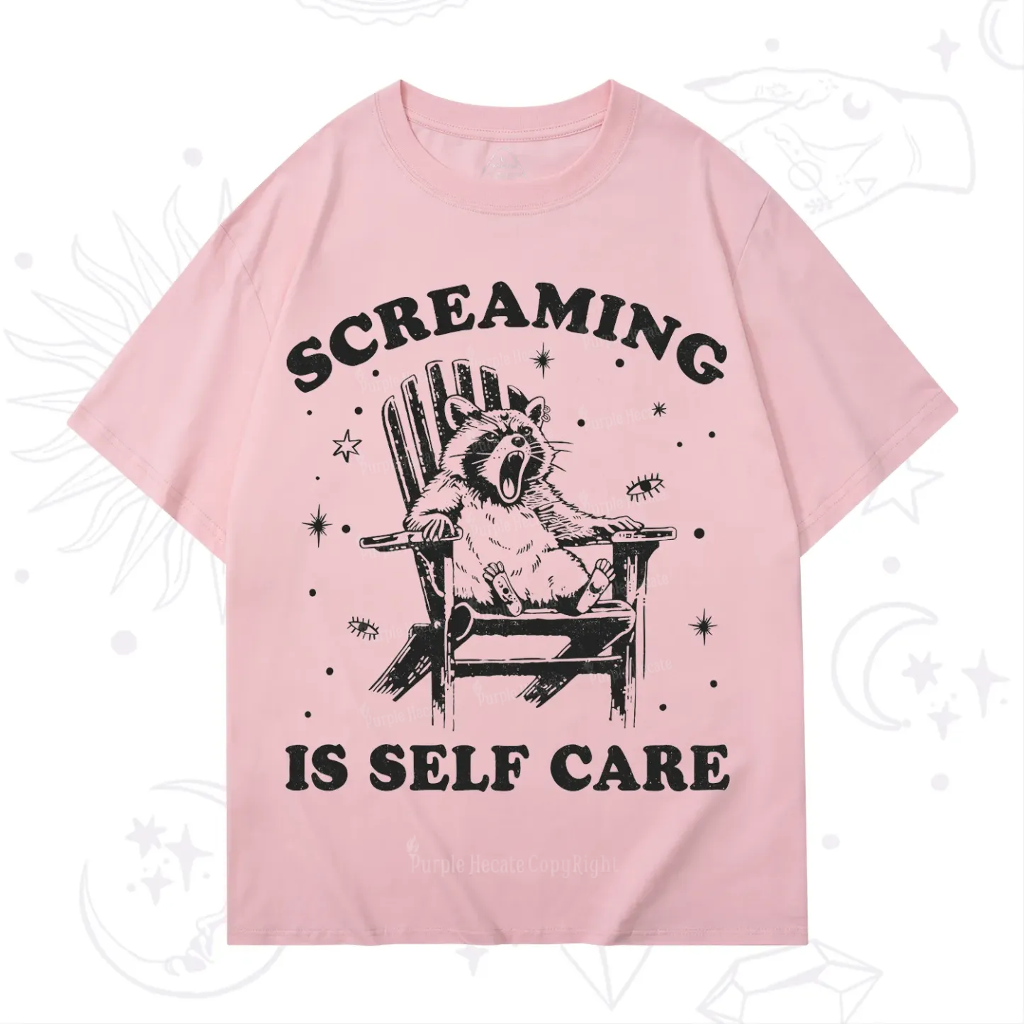 Purplehecate Screaming is Self Care T-Shirt