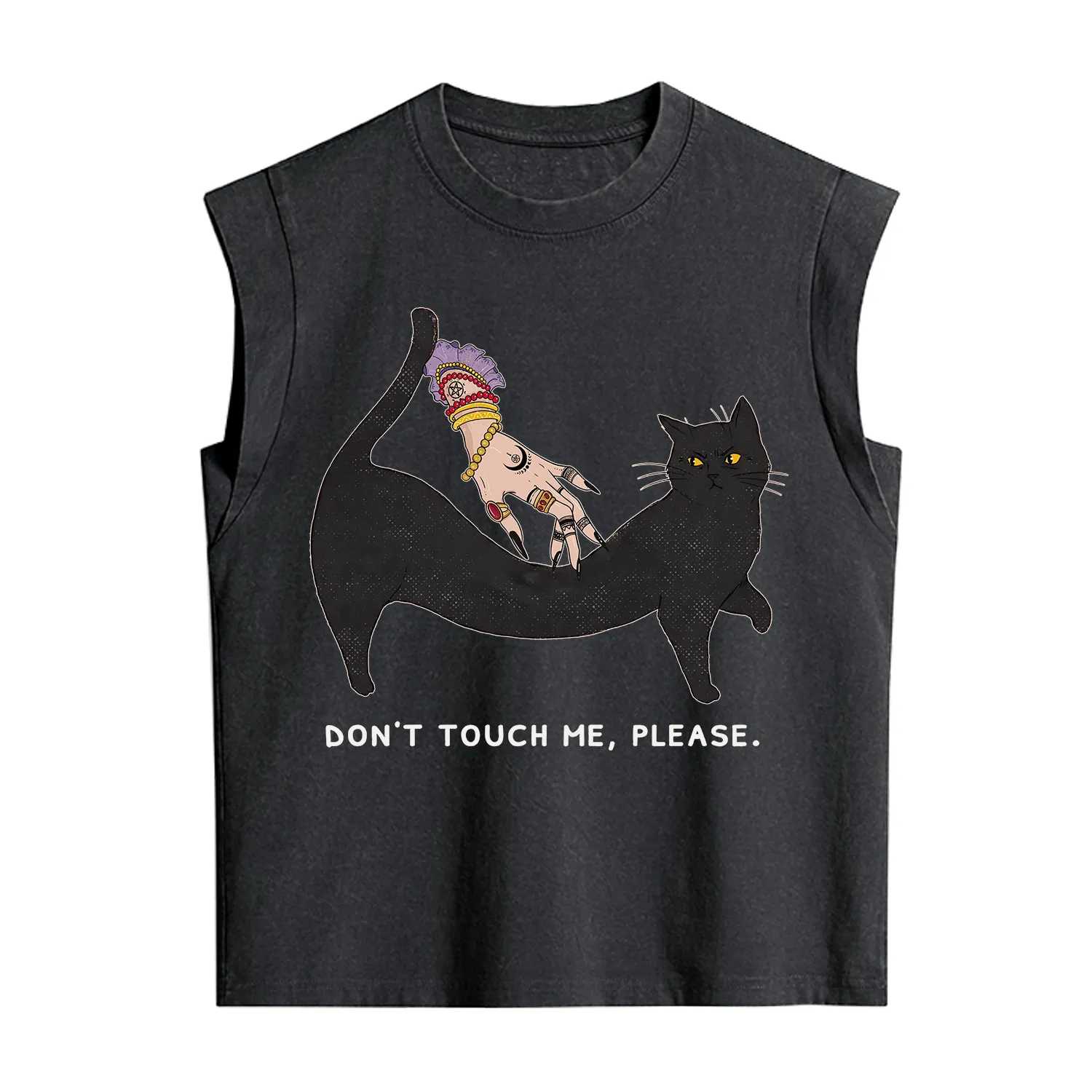 Purplehecate Don't Touch Me Vintage Washed Tank
