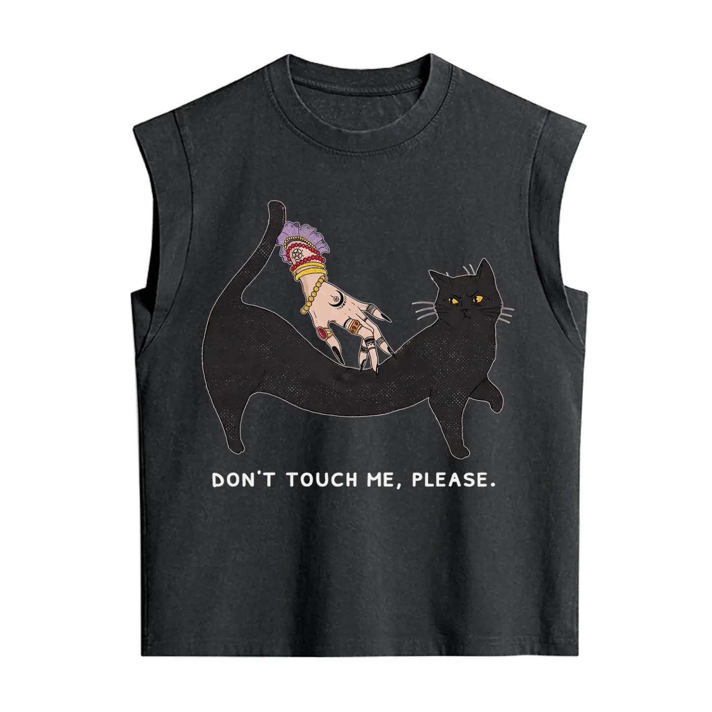 Purplehecate Don't Touch Me Vintage Washed Tank