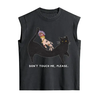 Purplehecate Don't Touch Me Vintage Washed Tank