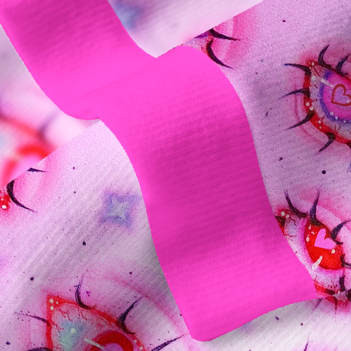 Purplehecate Mystic Love-Eye Fuzzy Ugly Sweatshirt