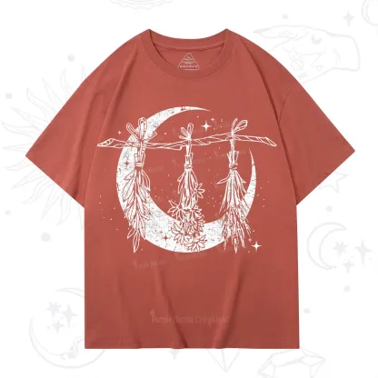 Purplehecate Witchy Moon Herbs T-Shirt