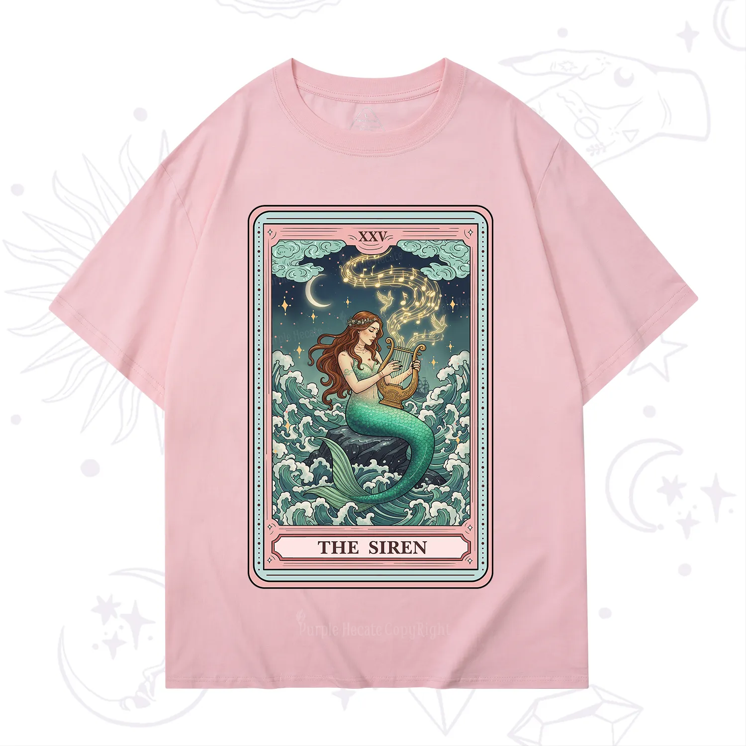 Purplehecate The Siren Tarot T-Shirt