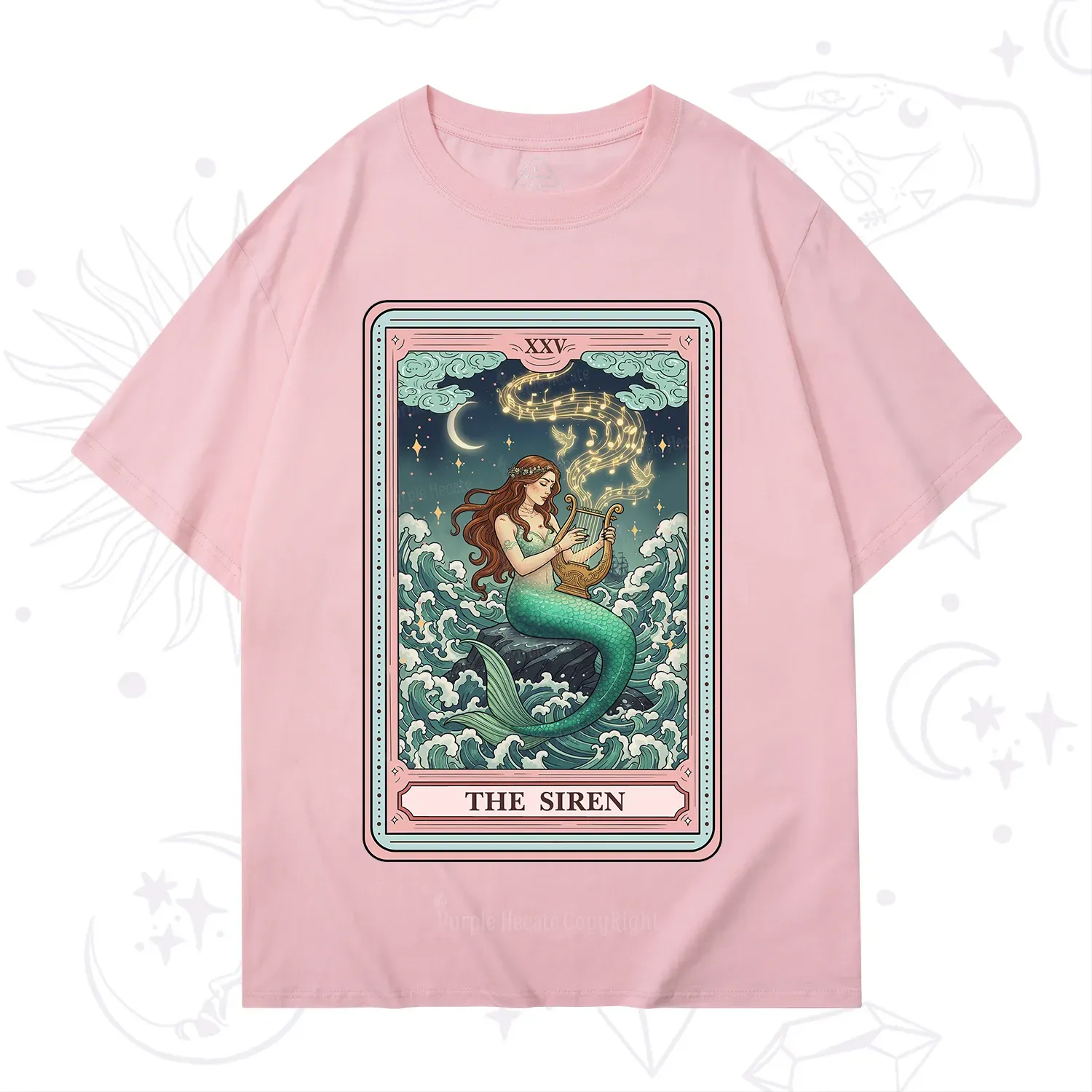Purplehecate The Siren Tarot T-Shirt