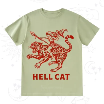 Purplehecate Hex Girl Hell Cat T-Shirt