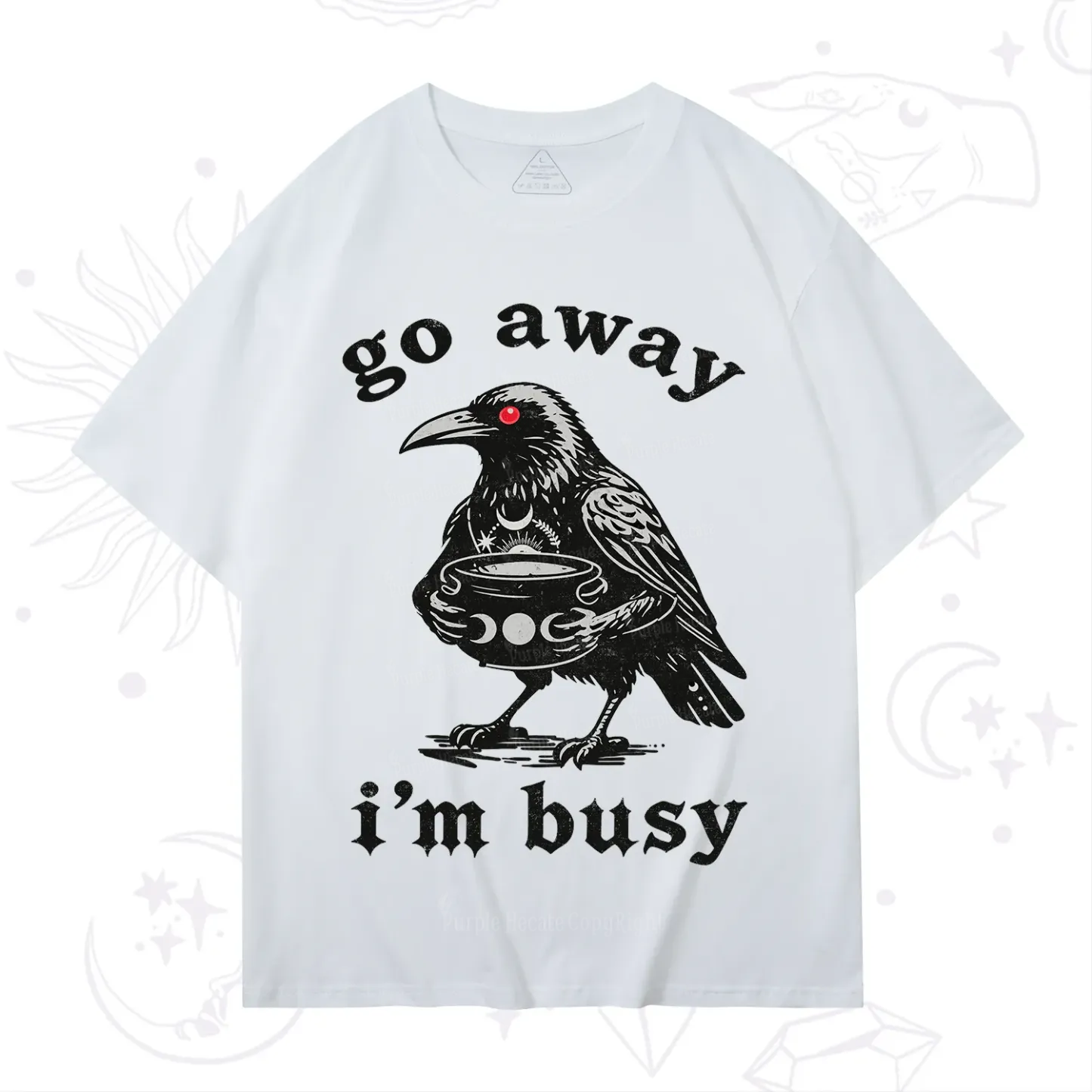 Purplehecate Go Away I'm Busy T-Shirt