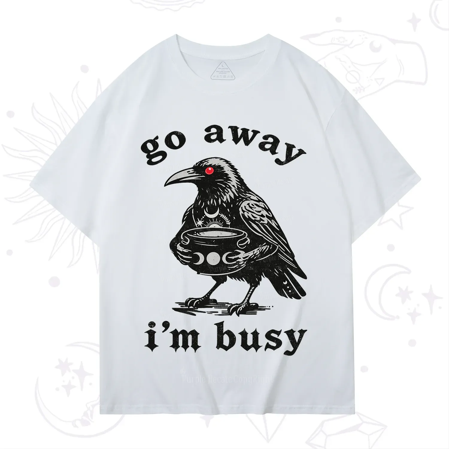 Purplehecate Go Away I'm Busy T-Shirt