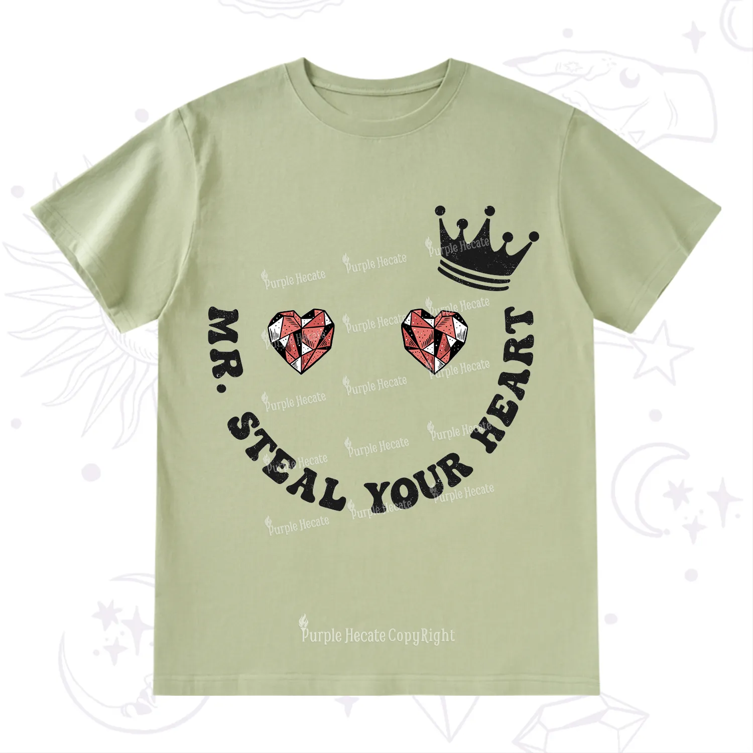 Purplehecate Mr Steal Your Heart Valentine T-Shirt
