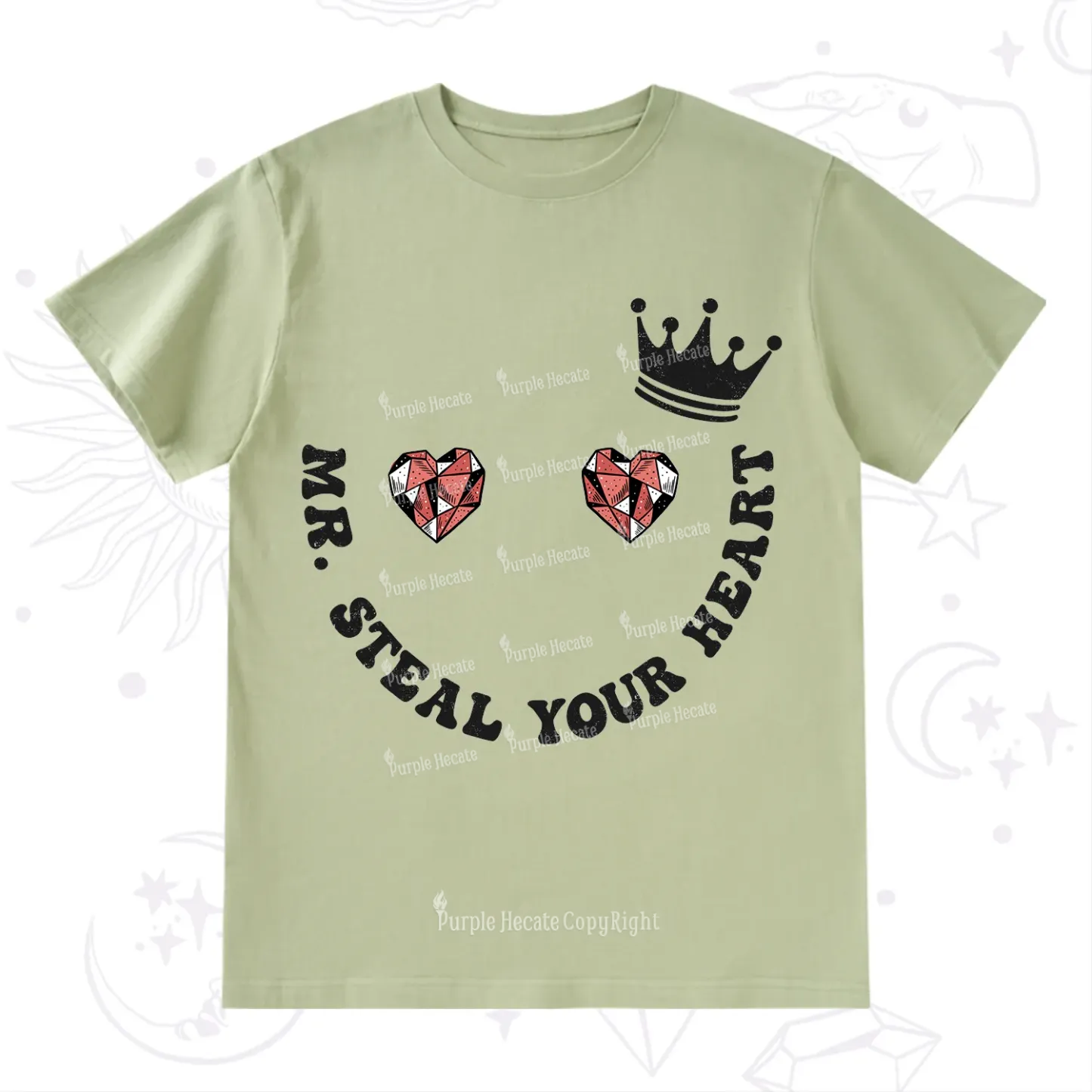 Purplehecate Mr Steal Your Heart Valentine T-Shirt