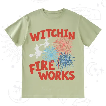 Purplehecate Witchin' Fireworks 4th of July T-Shirt