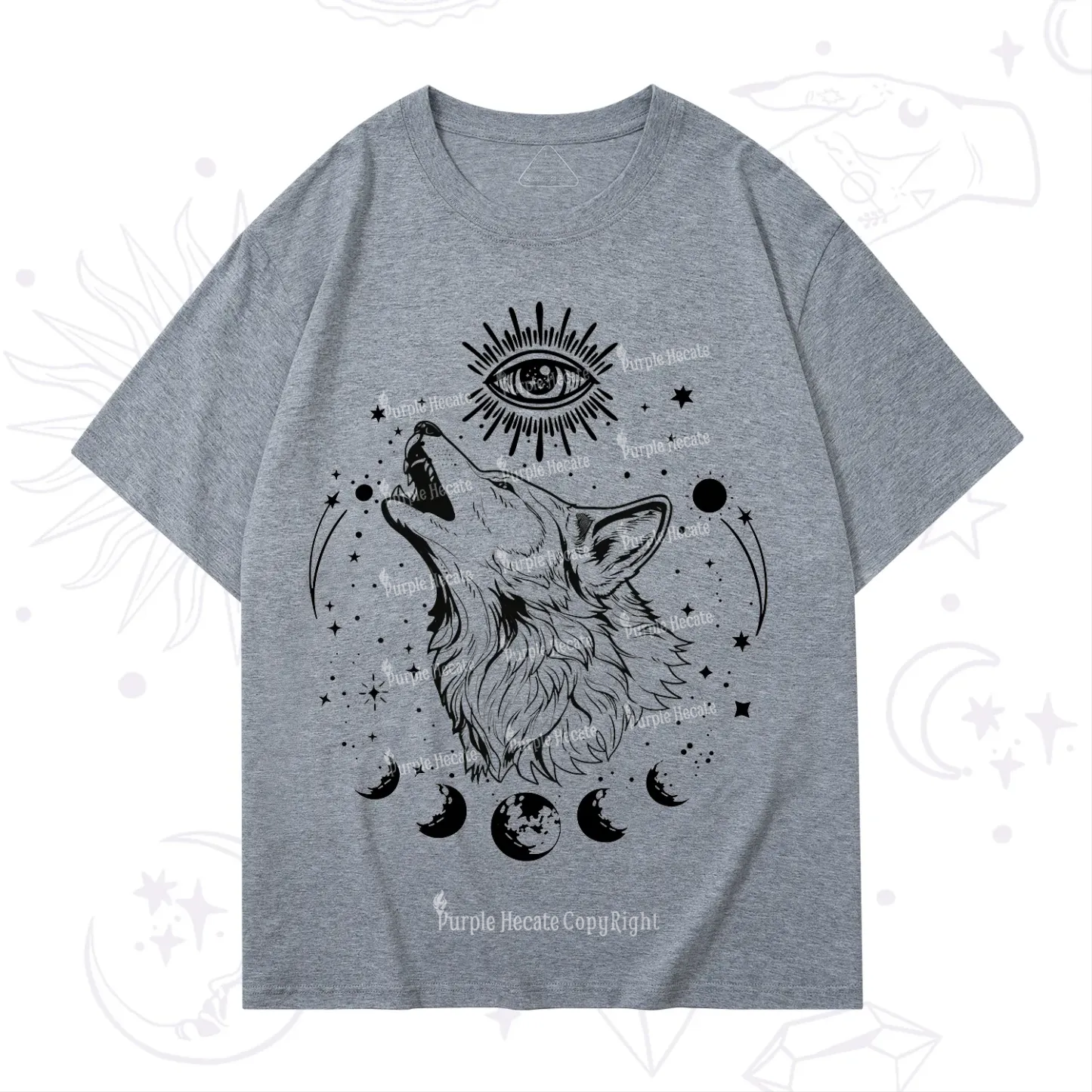 Purplehecate Howling Wolf T-Shirt