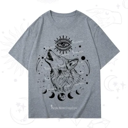 Purplehecate Howling Wolf T-Shirt