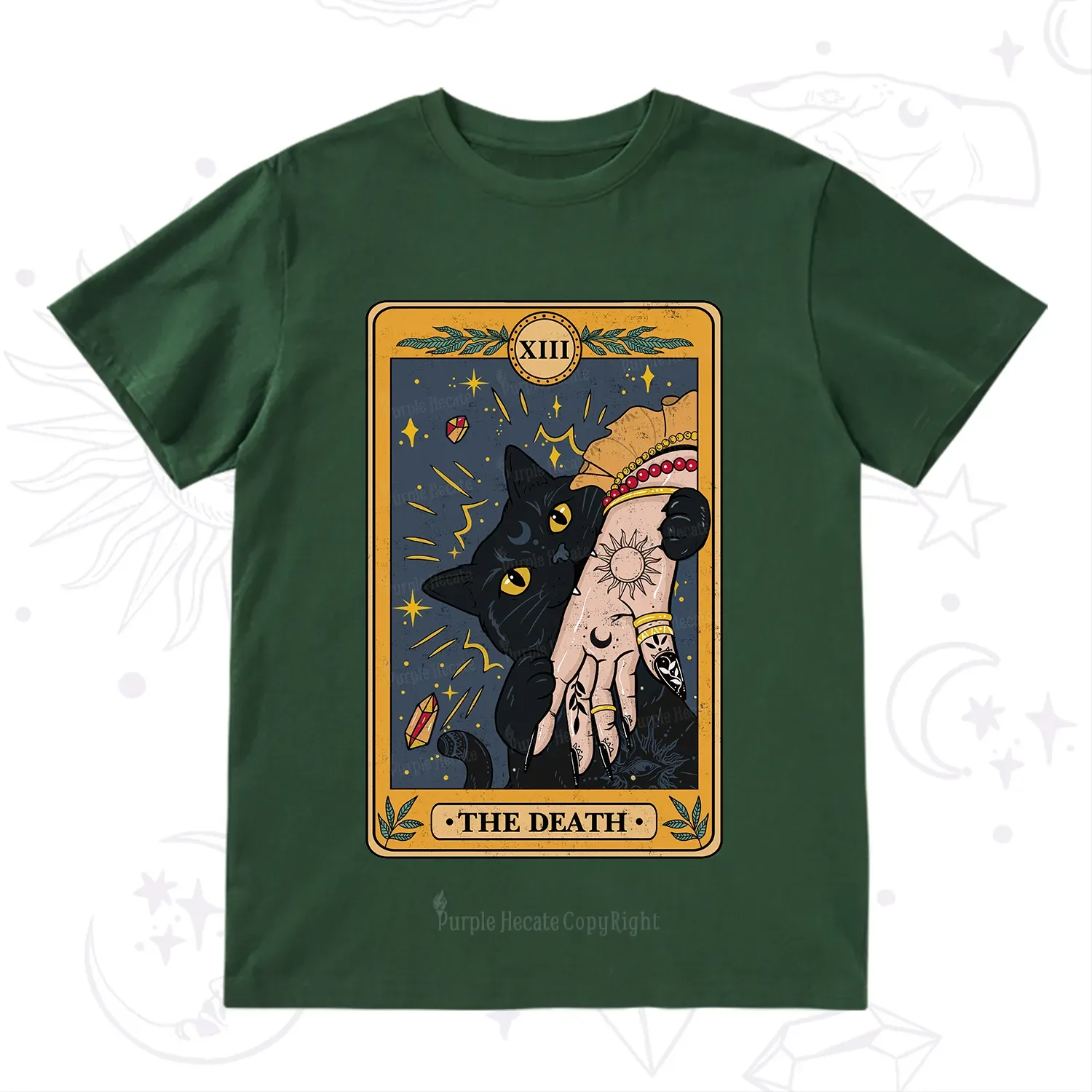 Purplehecate The Death Tarot Card T-Shirt