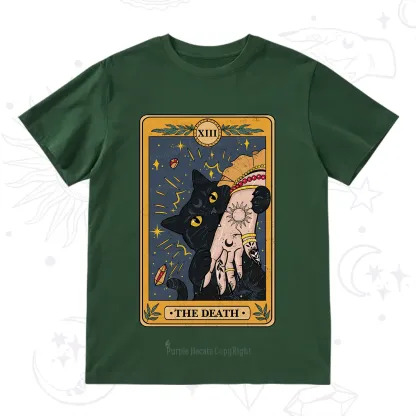 Purplehecate The Death Tarot Card T-Shirt