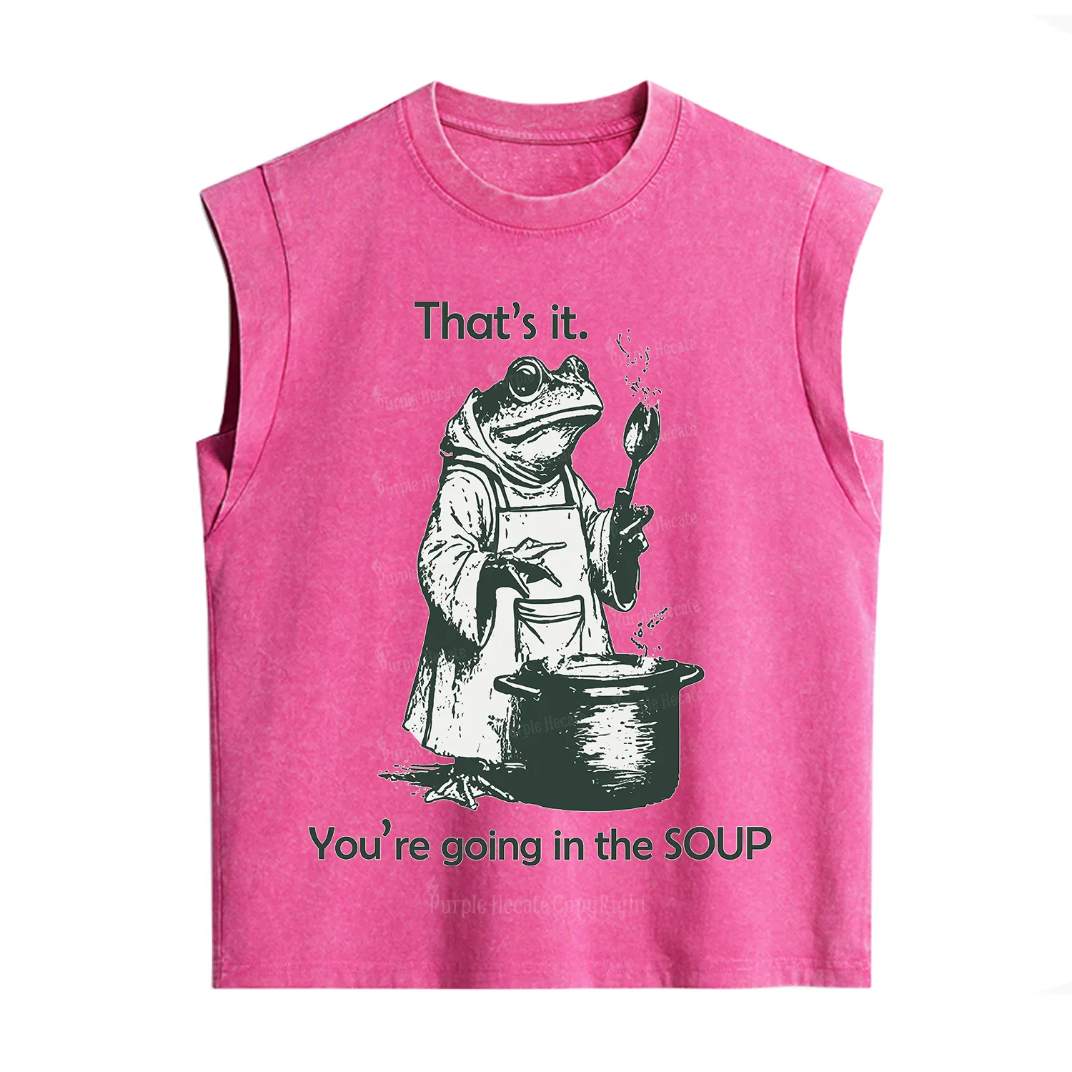 Purplehecate That's It You're Going in the Soup Vintage Washed Tank