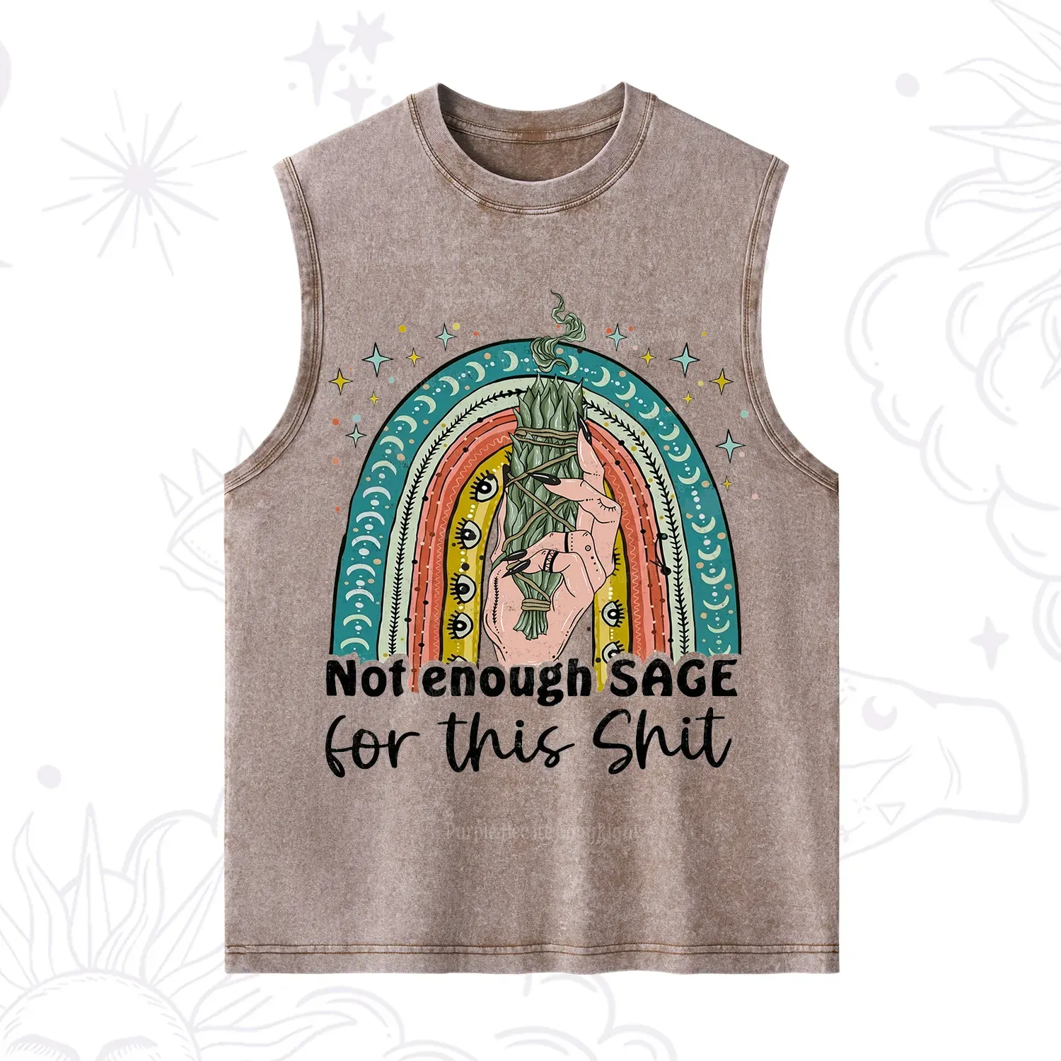 Purplehecate Not Enough Sage For This Sh*t Washed Tank