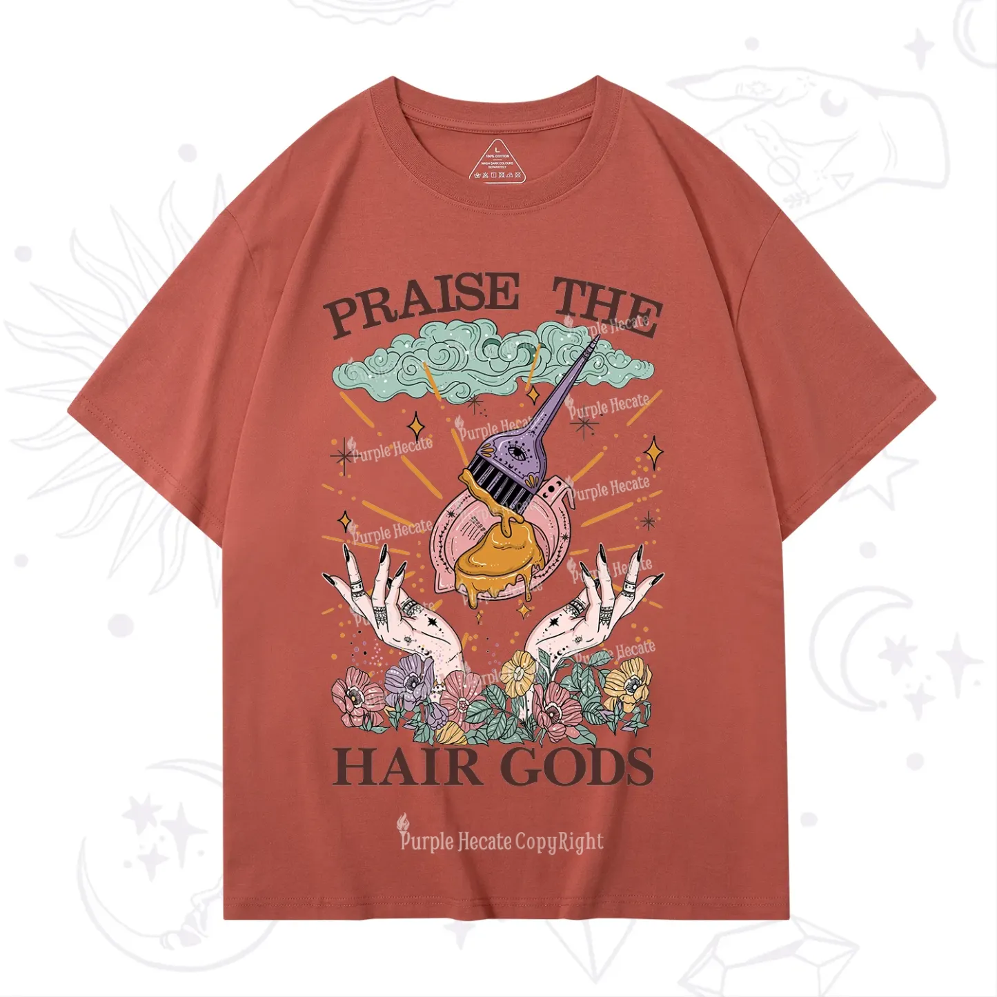 Purplehecate Praise The Hair Gods T-Shirt