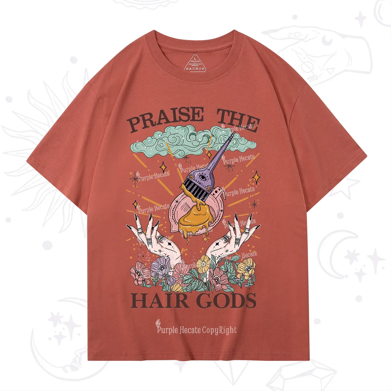 Purplehecate Praise The Hair Gods T-Shirt