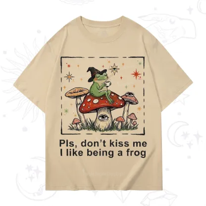 Purplehecate Please Don't Kiss Me I like Being A Frog T-Shirt