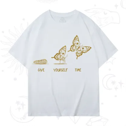 Purplehecate Give Yourself Time Butterfly T-Shirt