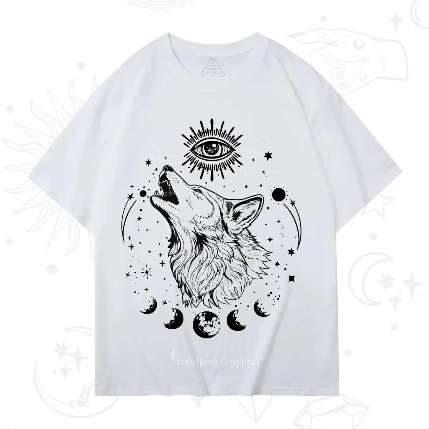 Purplehecate Howling Wolf T-Shirt