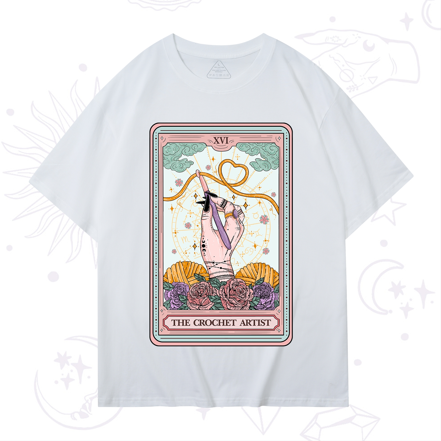 Purplehecate The Crochet Artist Tarot Card T-Shirt