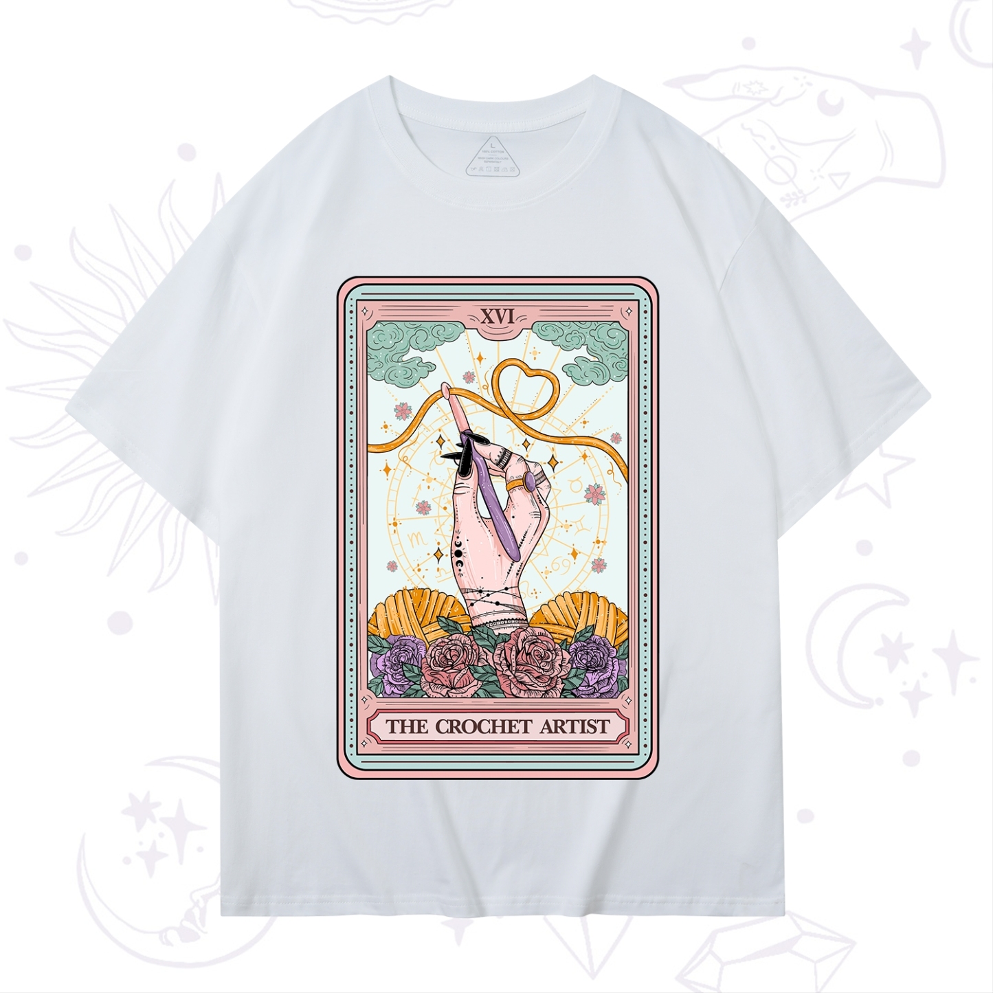 Purplehecate The Crochet Artist Tarot Card T-Shirt
