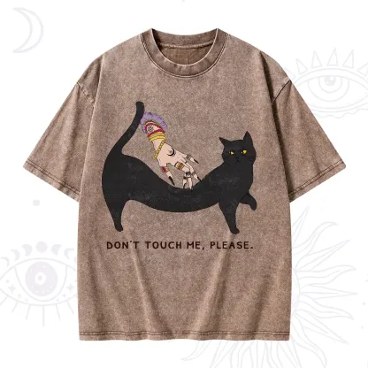 Purplehecate Don't Touch Me Washed T-Shirt