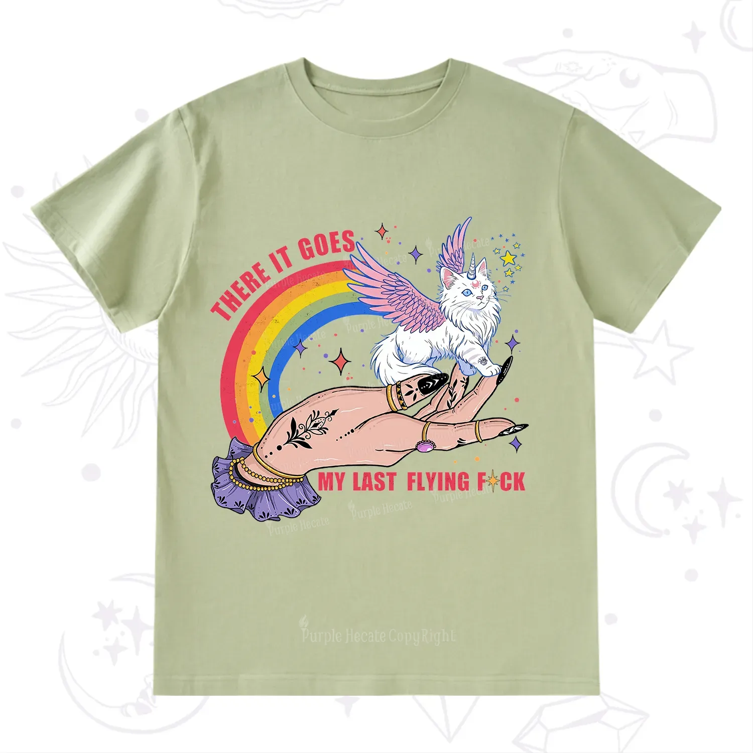 Purplehecate There It Goes My Last Flying F*ck T-Shirt