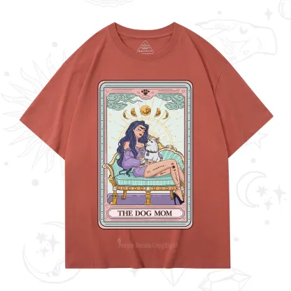 Purplehecate The Dog Mom Tarot Card T-Shirt