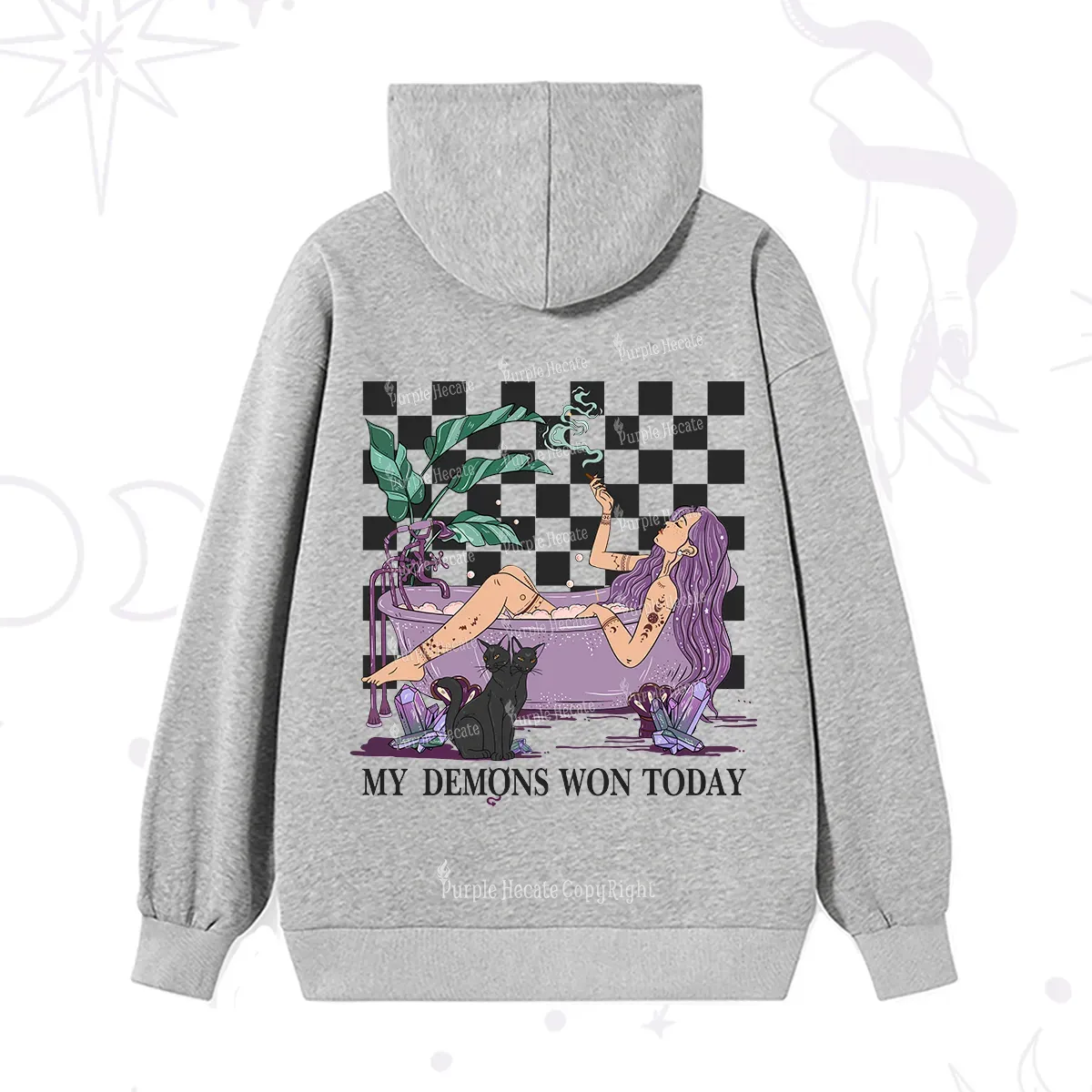 Purplehecate My Demons Won Today Hoodie