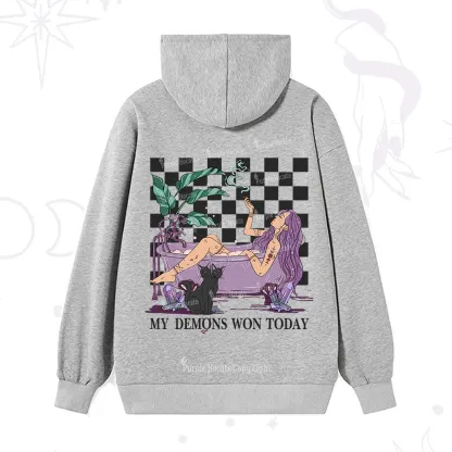 Purplehecate My Demons Won Today Hoodie