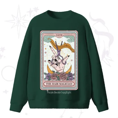 Purplehecate The Hair Magician Tarot Fuzzy Ugly Sweater
