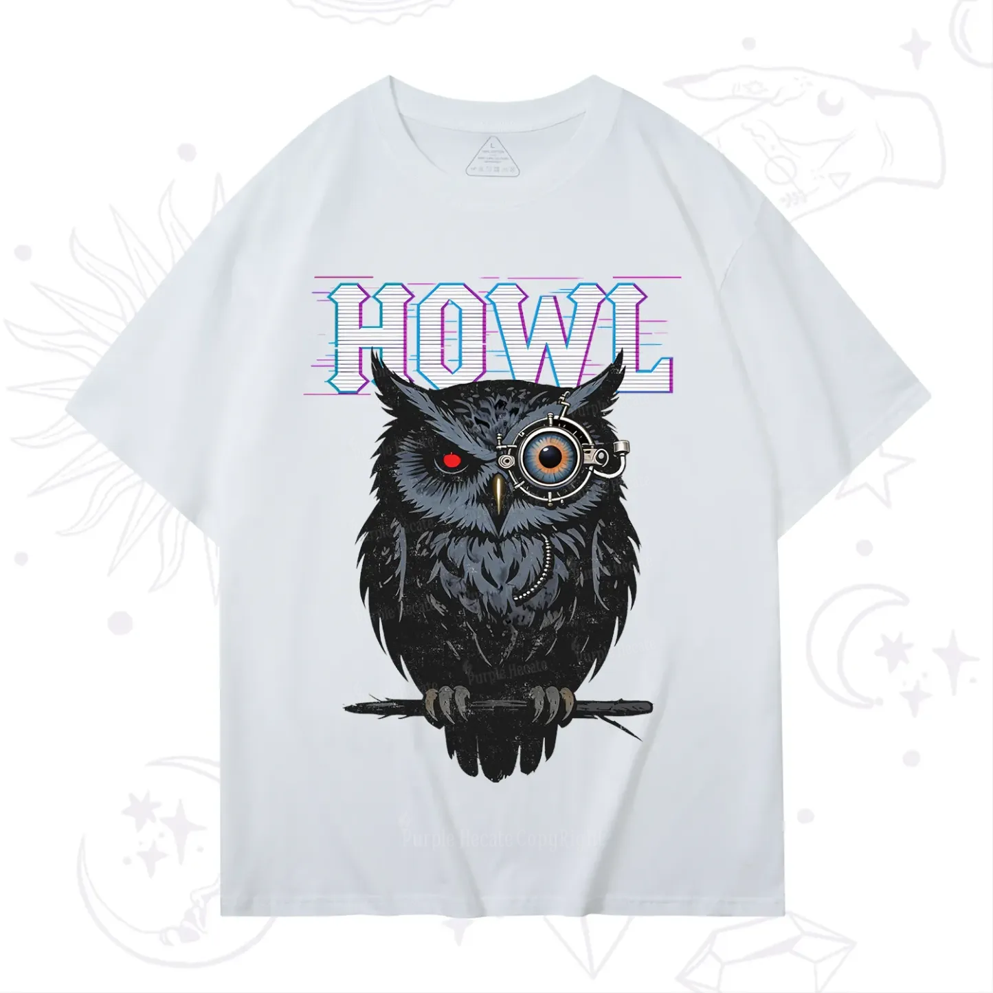 Purplehecate Howl Owl T-Shirt