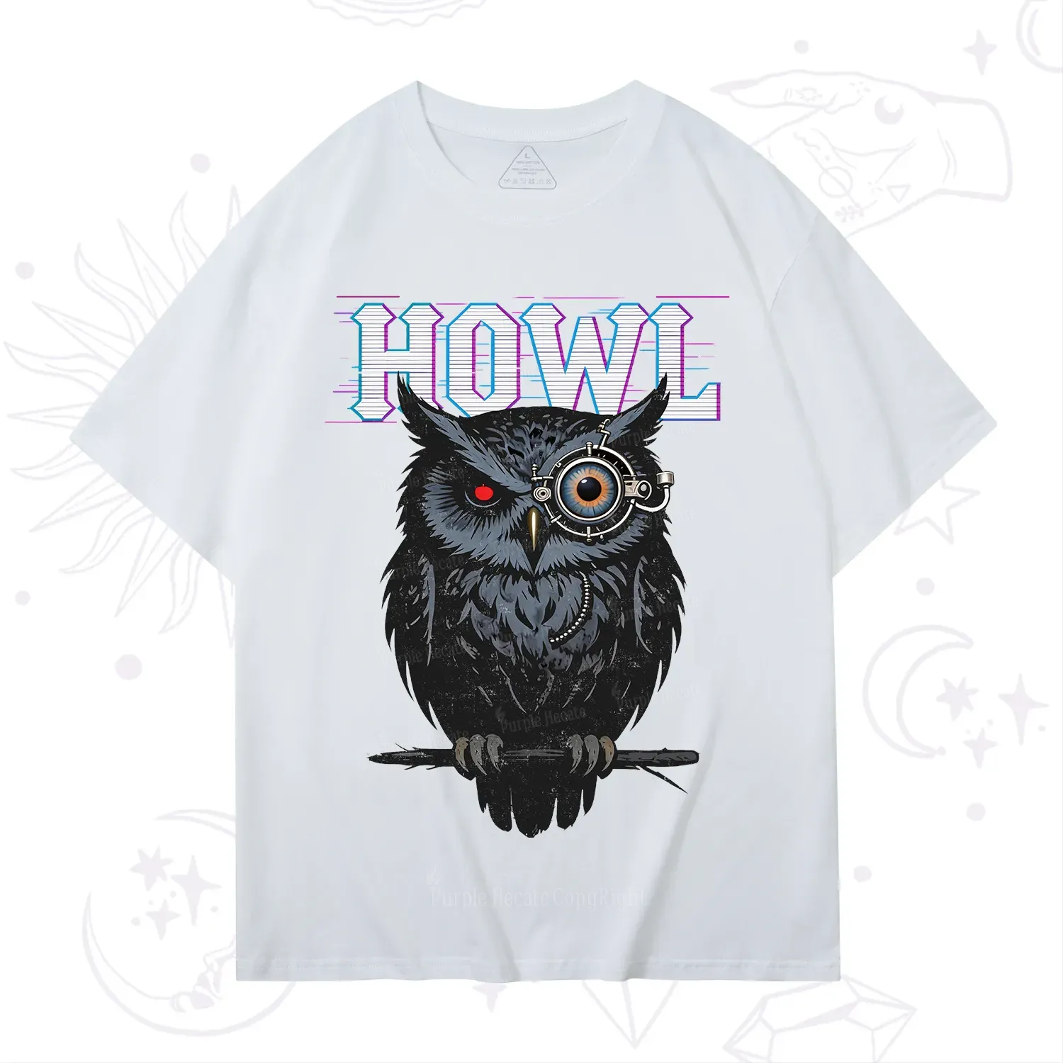 Purplehecate Howl Owl T-Shirt