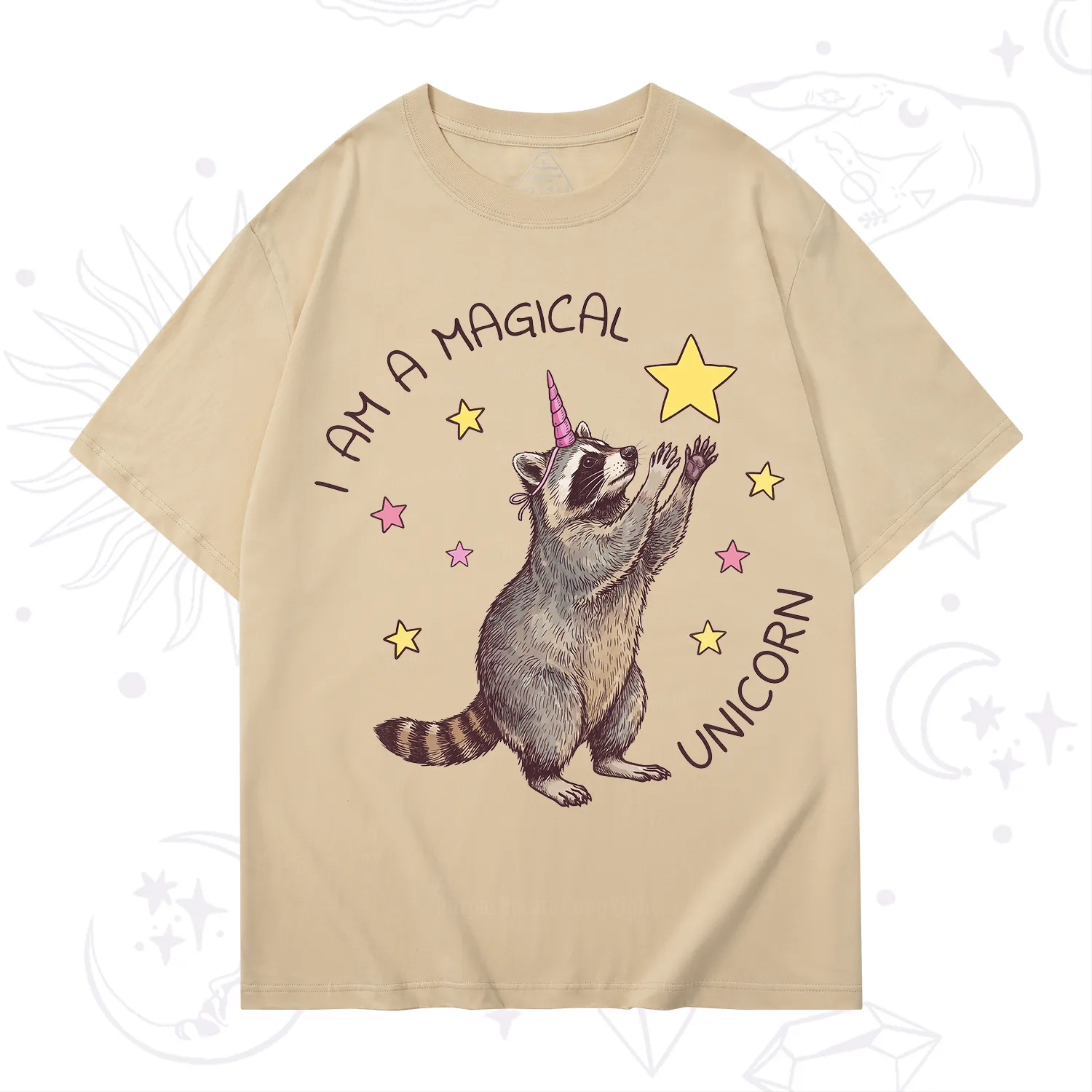 Purplehecate I Am A Magical Unicorn Raccoon T-Shirt