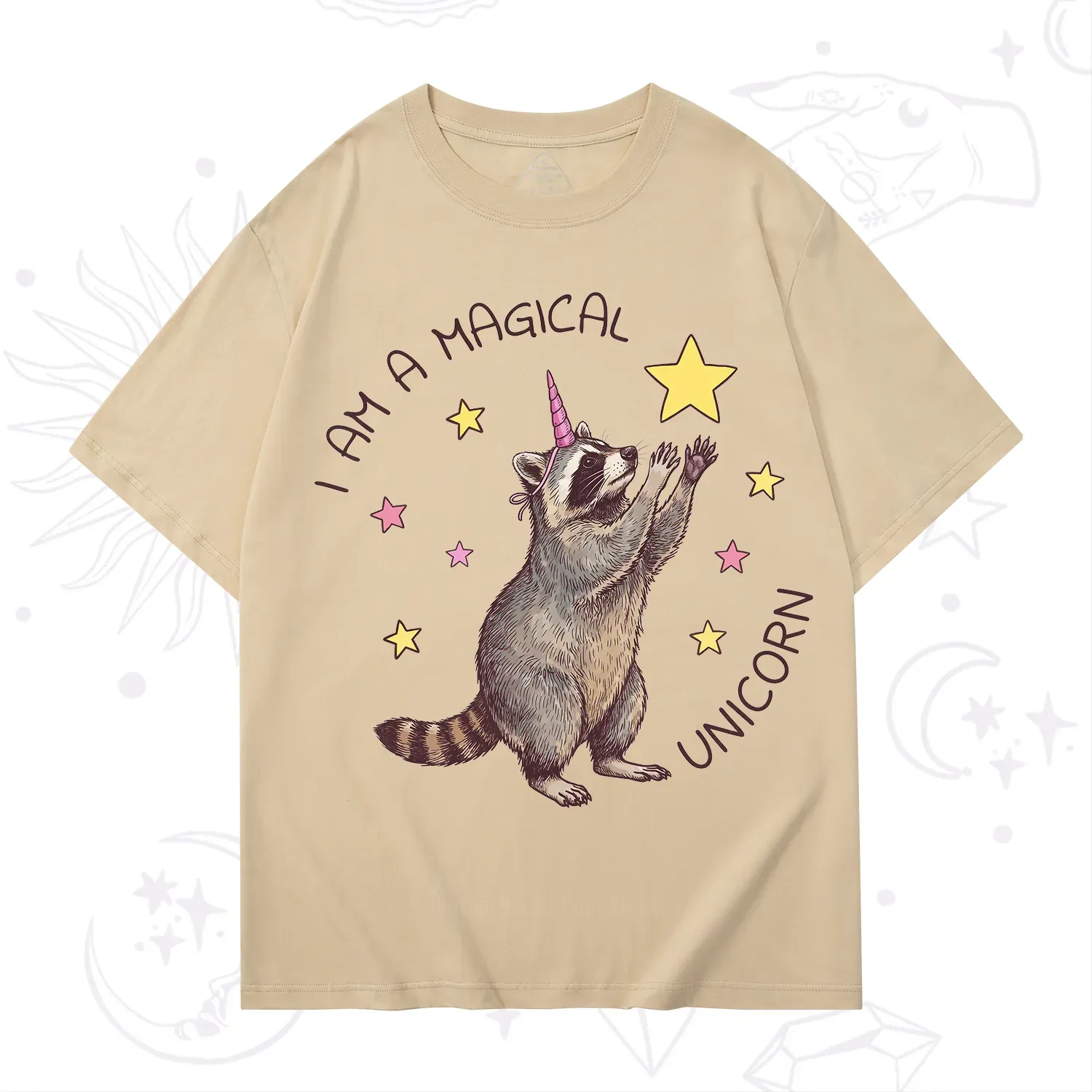 Purplehecate I Am A Magical Unicorn Raccoon T-Shirt