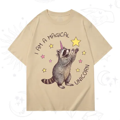 Purplehecate I Am A Magical Unicorn Raccoon T-Shirt