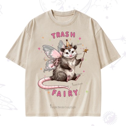 Purplehecate Trash Fairy Washed T-Shirt