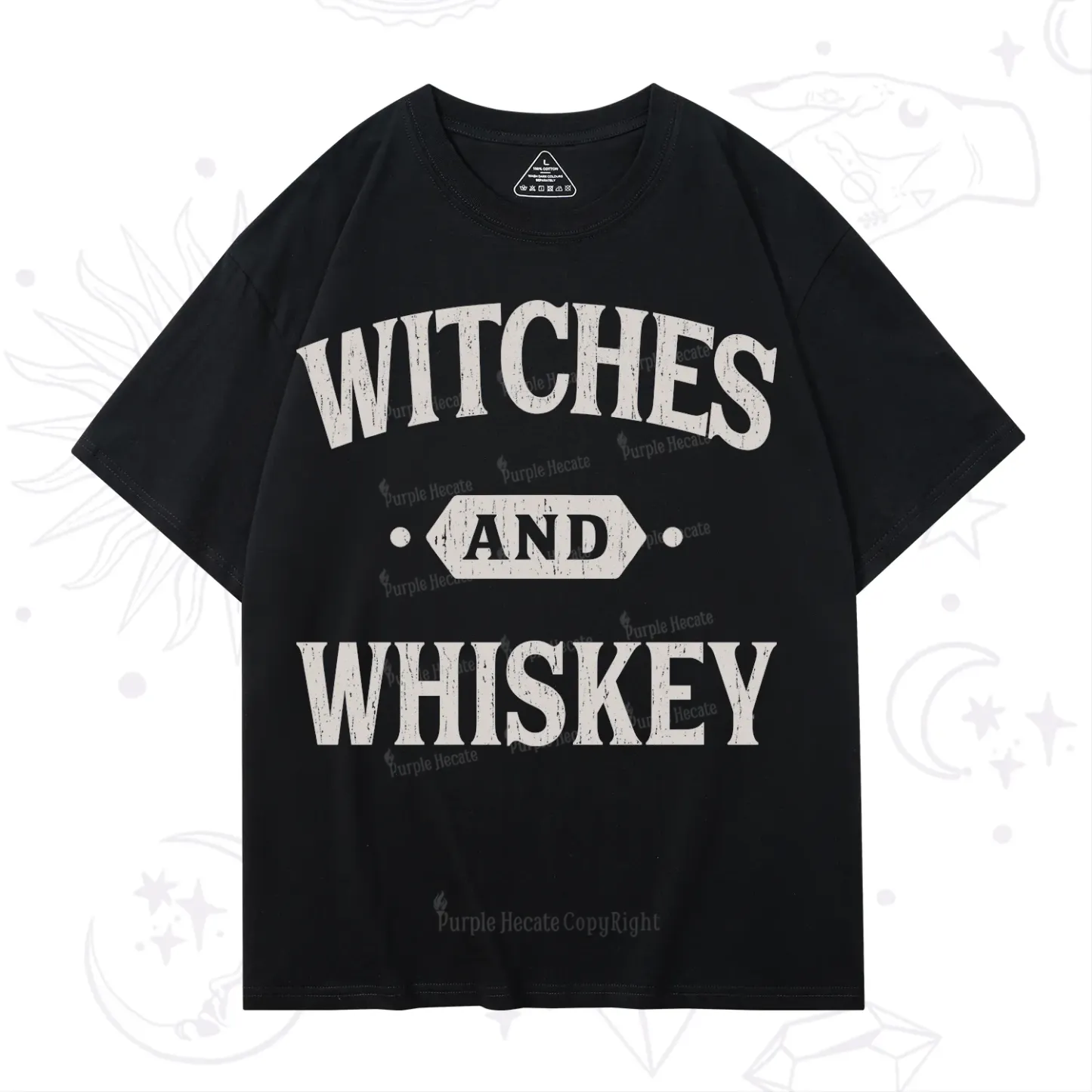 Purplehecate Witches and Whiskey T-Shirt