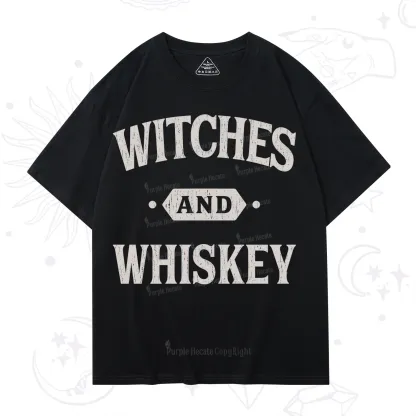 Purplehecate Witches and Whiskey T-Shirt