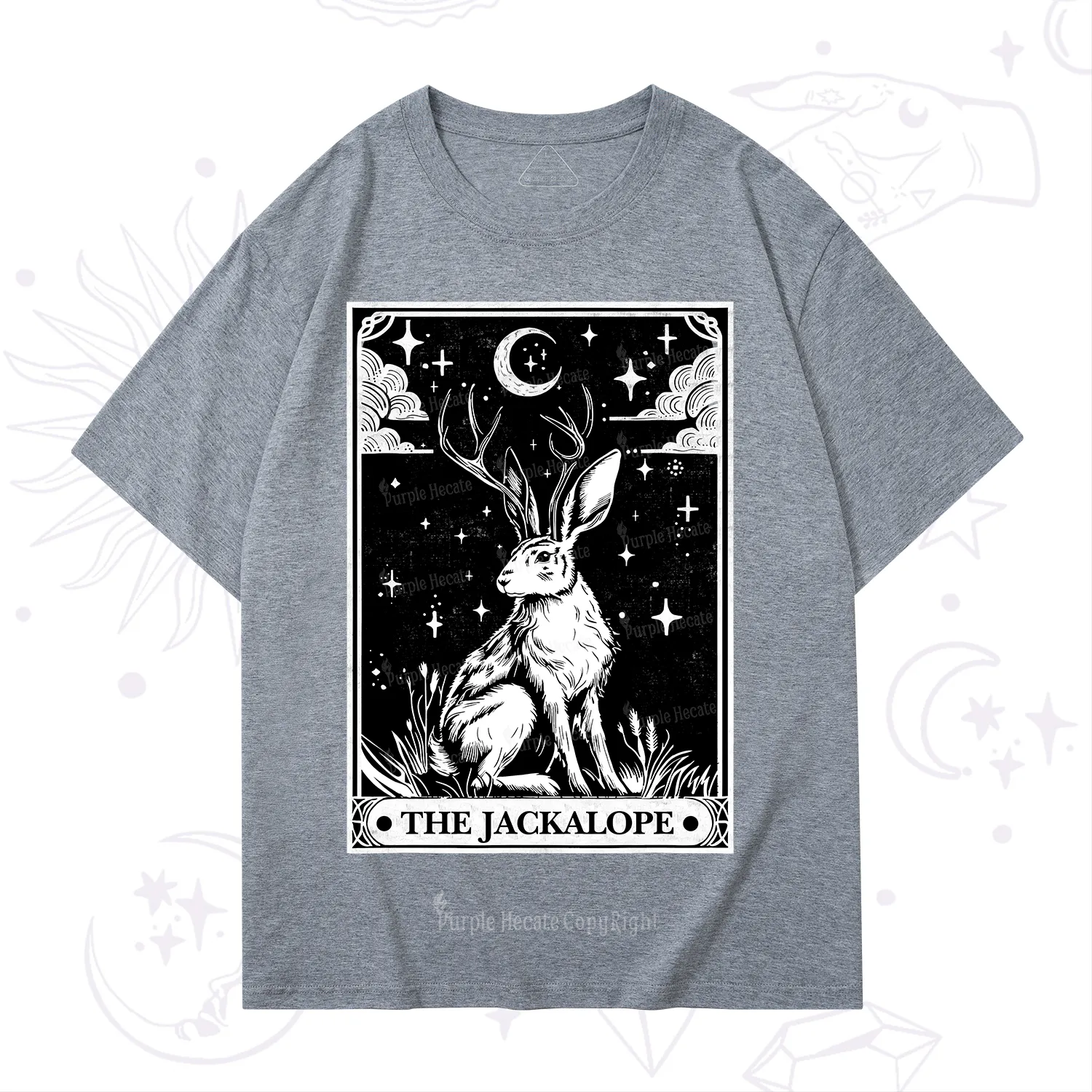 Purplehecate The Jackalope Tarot T-Shirt
