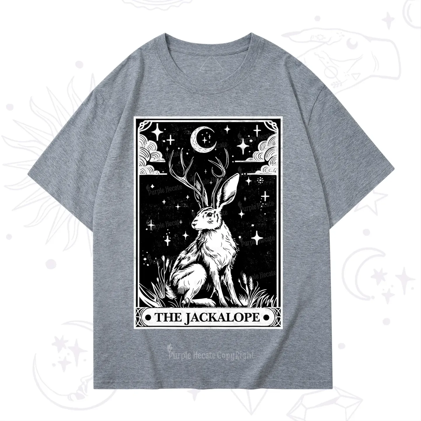 Purplehecate The Jackalope Tarot T-Shirt