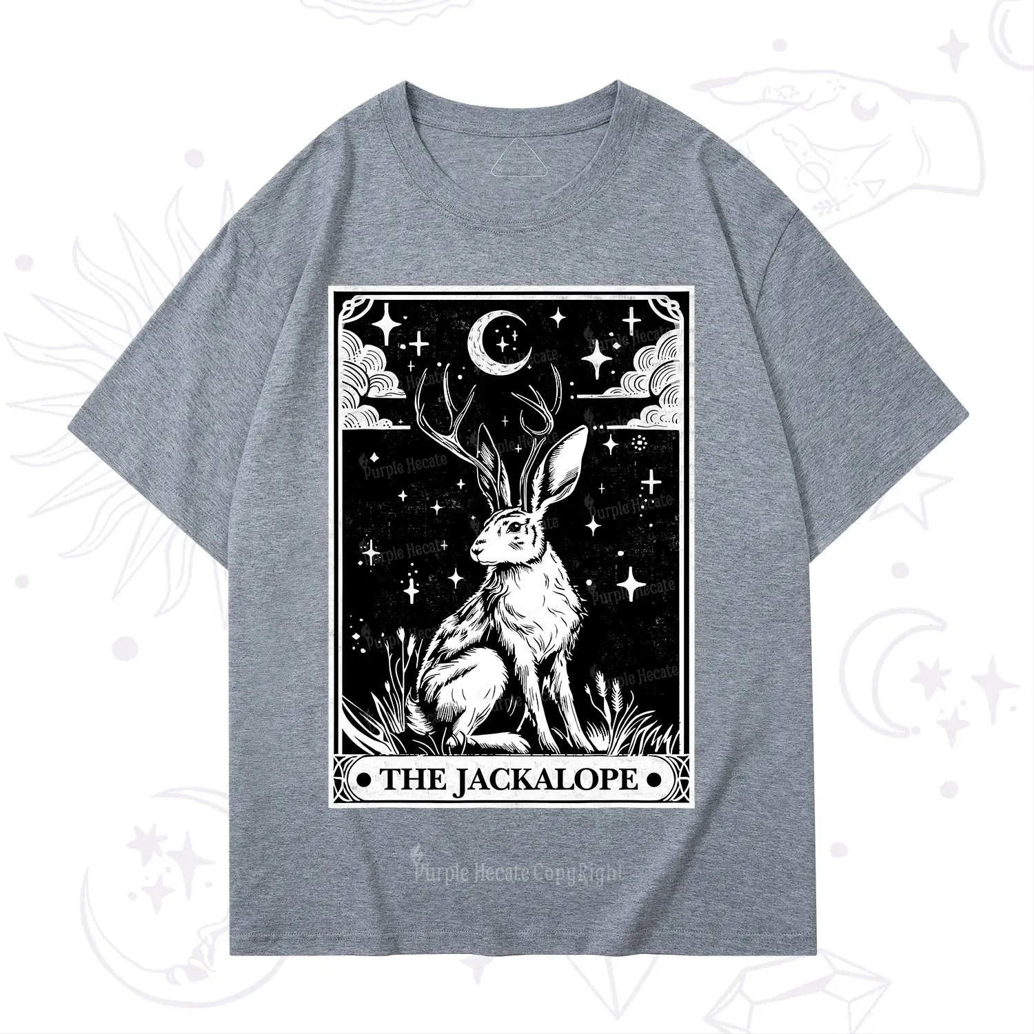 Purplehecate The Jackalope Tarot T-Shirt