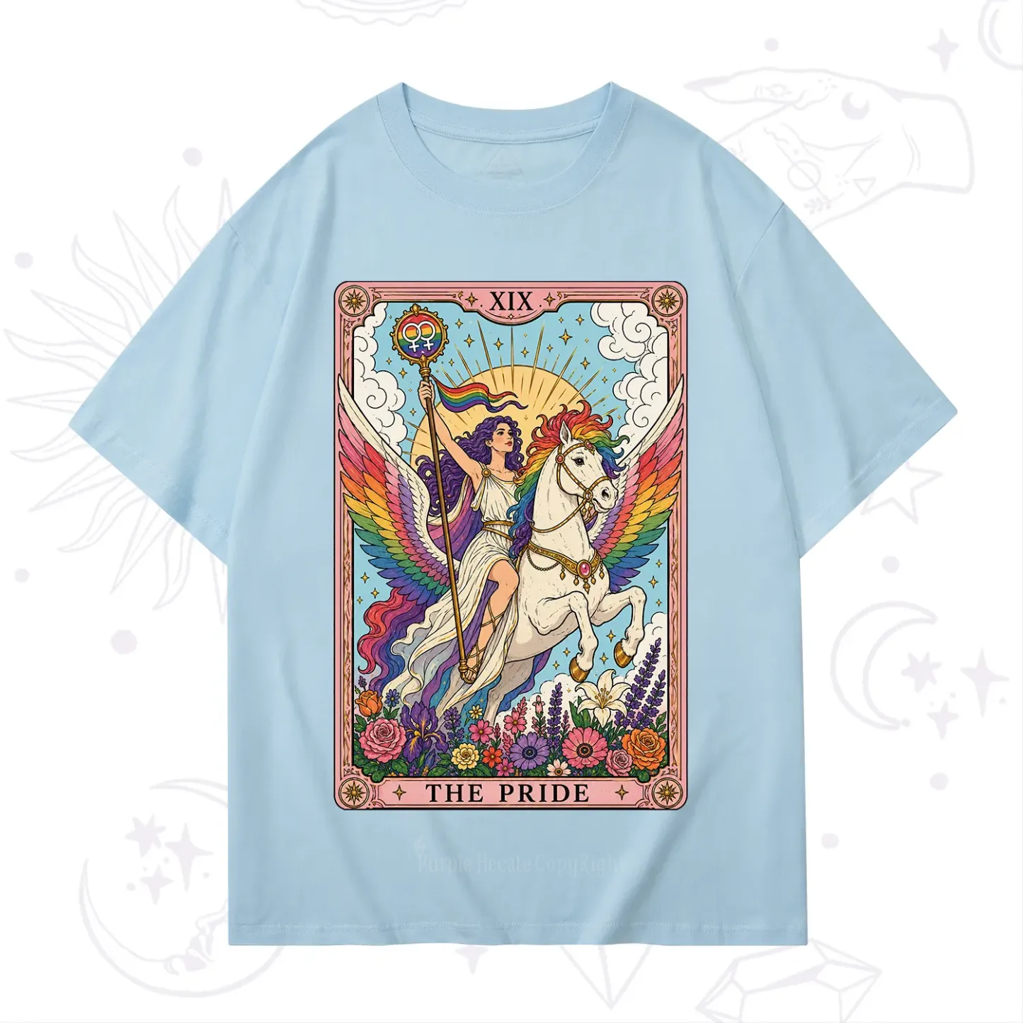 Purplehecate The Pride Tarot Card T-Shirt